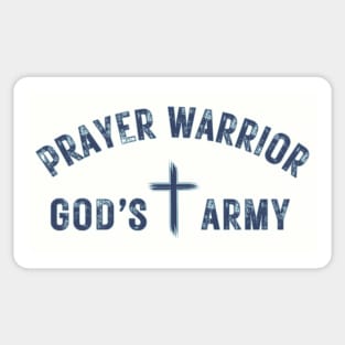 Prayer Warrior God's Army Sticker